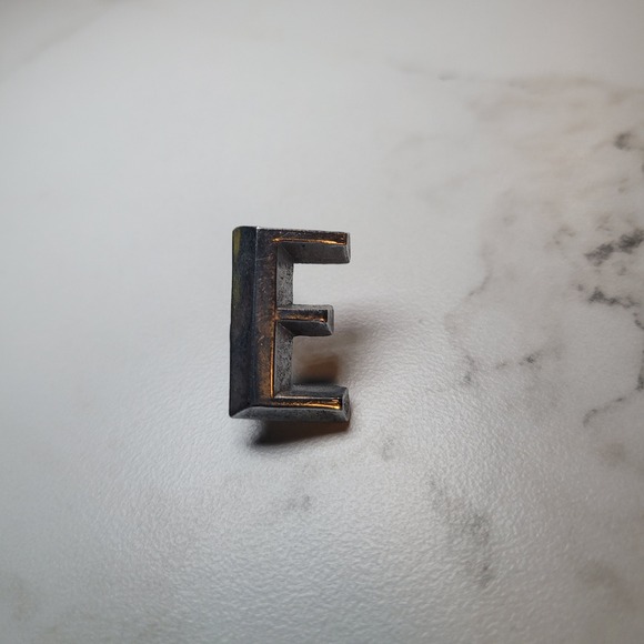 Unbranded Other - Vintage Emblem Car E Letter Chrome Metal Automotive Badge Replacement